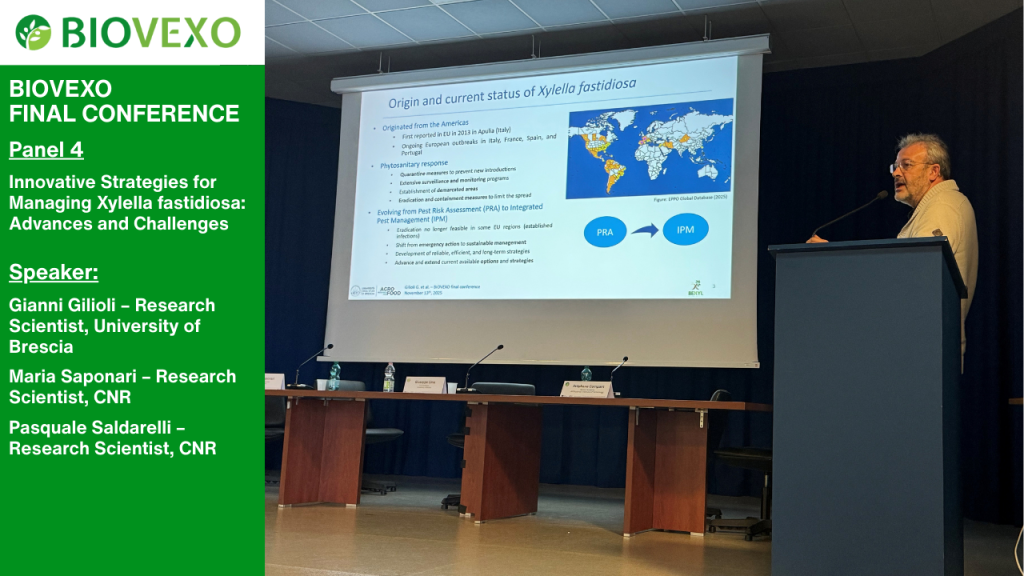 Image depicts a member of Panel 4, Mr. Gianni Gilioli, Research Scientist at the University of Brescia.